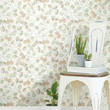 RoomMates RMK11654WP  Cat Coquillette Eucalyptus Peel & Stick Wallpaper