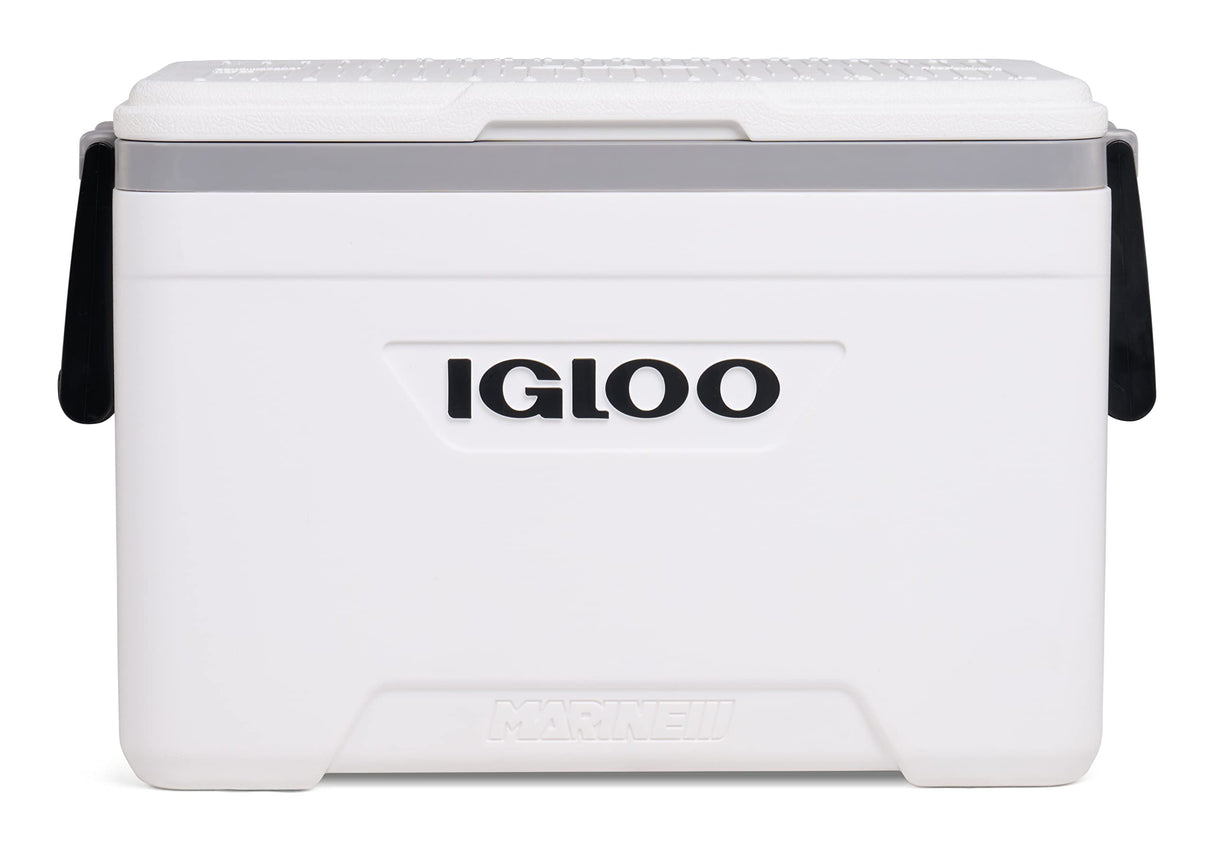 Igloo 00049550  Latitude Marine 25Qt Cooler -White w/Gray & Black