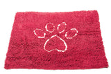 Dog Gone Smart Dirty Dog Microfiber Paw Doormat - Super Absorbent Dog Mat Keeps Paws & Floors Clean - Machine Washable Pet Door Rugs with Non-Slip Backing