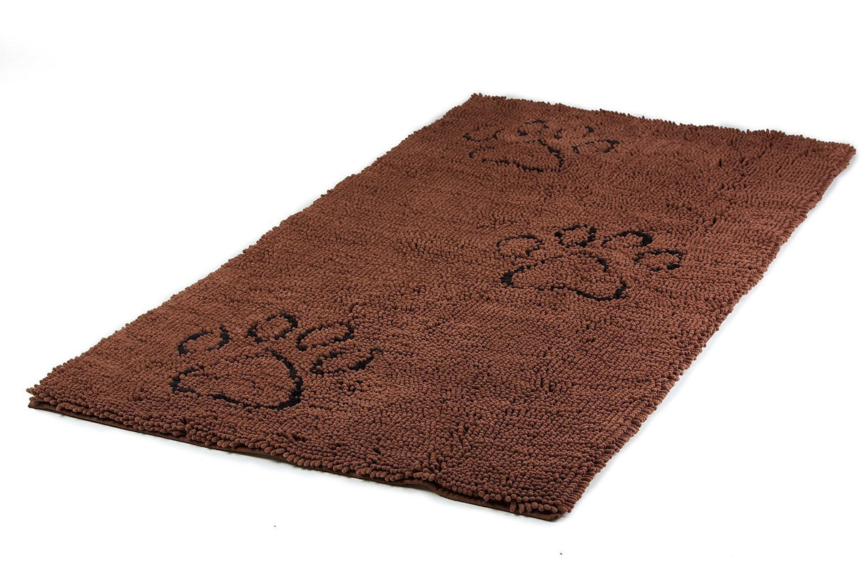 Dog Gone Smart Dirty Dog Microfiber Paw Doormat - Super Absorbent Dog Mat Keeps Paws & Floors Clean - Machine Washable Pet Door Rugs with Non-Slip Backing