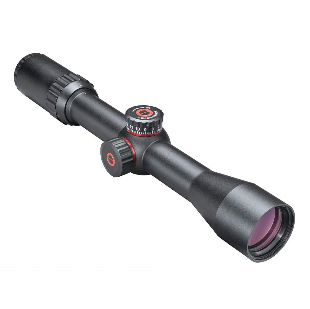 Simmons ProTarget Riflescope SRF2732 2-7x32 Black FMC, Exp Elevation, .22 & .17, Rings, Box 5L