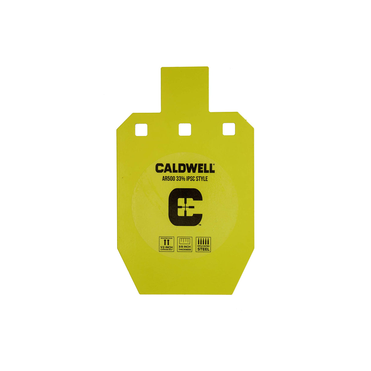 Caldwell 1116697 AR500 33% IPSC Steel Target New 2020