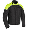 Oxford Products - Spartan WP MS Men's Long Motorcycle Riding Jacket (Choose From: Small - 3XL) -Black & Black/Fluorescent
