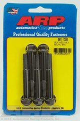 APR 661-1009  M8 x 1.25 x 60 Hex Black Oxide Bolts (5 pack)
