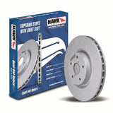 Hawk Performance HUS945 Quiet Slot Rotors